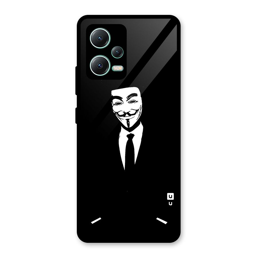 Anonymous Cool Gentleman Glass Back Case for Redmi Note 12 5G