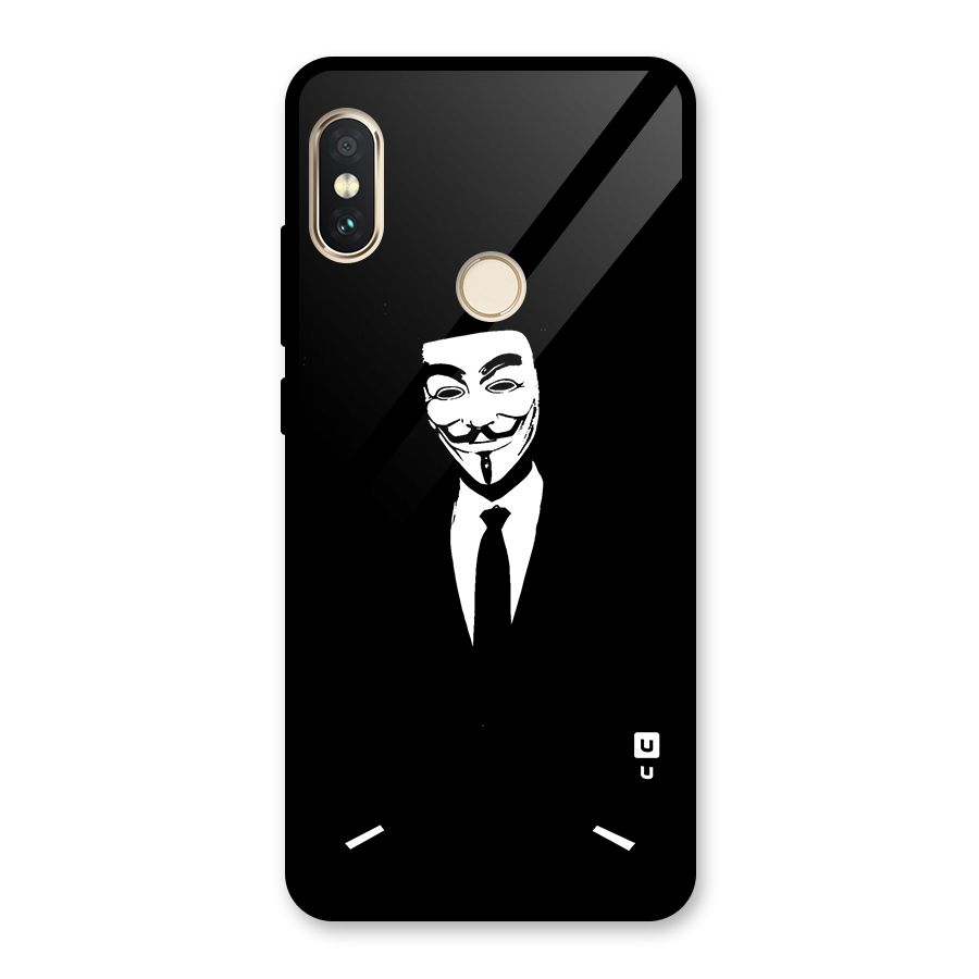 Anonymous Cool Gentleman Glass Back Case for Redmi Note 5 Pro