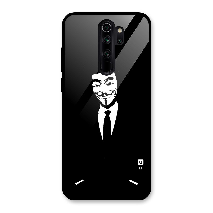 Anonymous Cool Gentleman Glass Back Case for Redmi Note 8 Pro