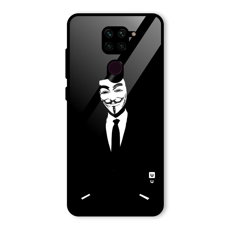 Anonymous Cool Gentleman Glass Back Case for Redmi Note 9