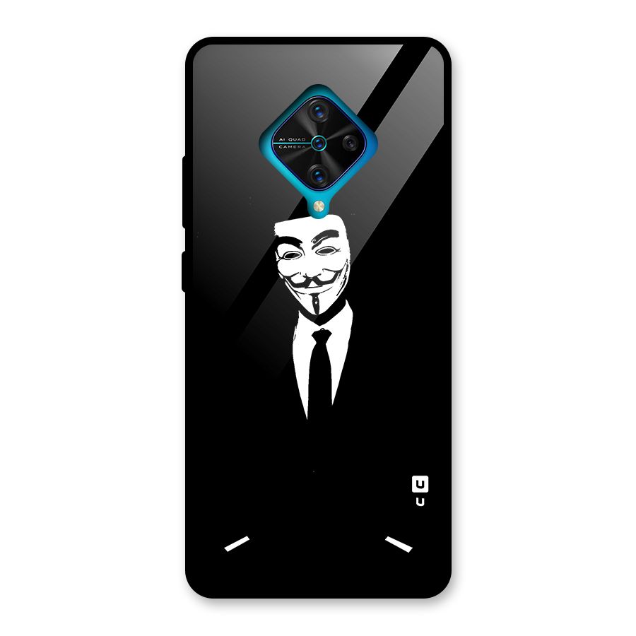 Anonymous Cool Gentleman Glass Back Case for Vivo S1 Pro