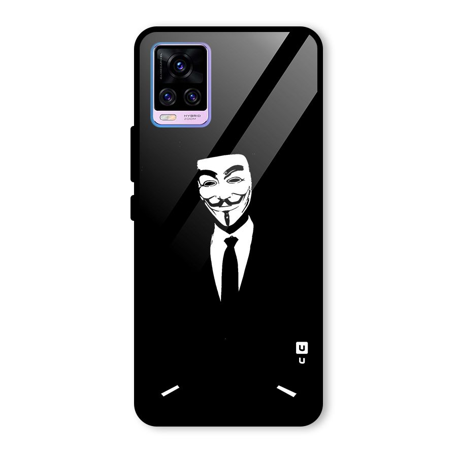 Anonymous Cool Gentleman Glass Back Case for Vivo V20 Pro