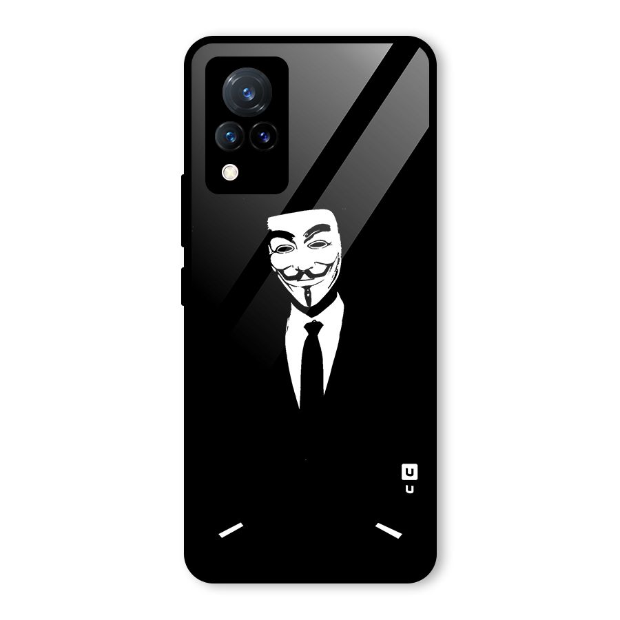 Anonymous Cool Gentleman Glass Back Case for Vivo V21 5G