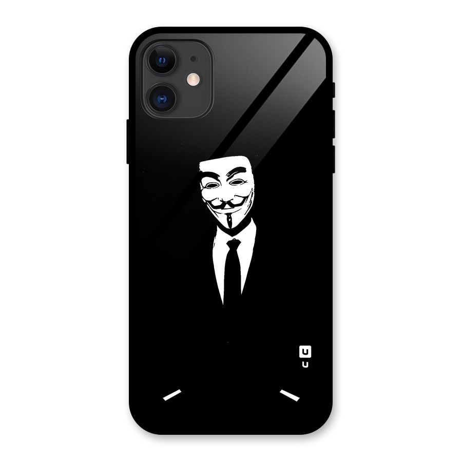 Anonymous Cool Gentleman Glass Back Case for iPhone 11
