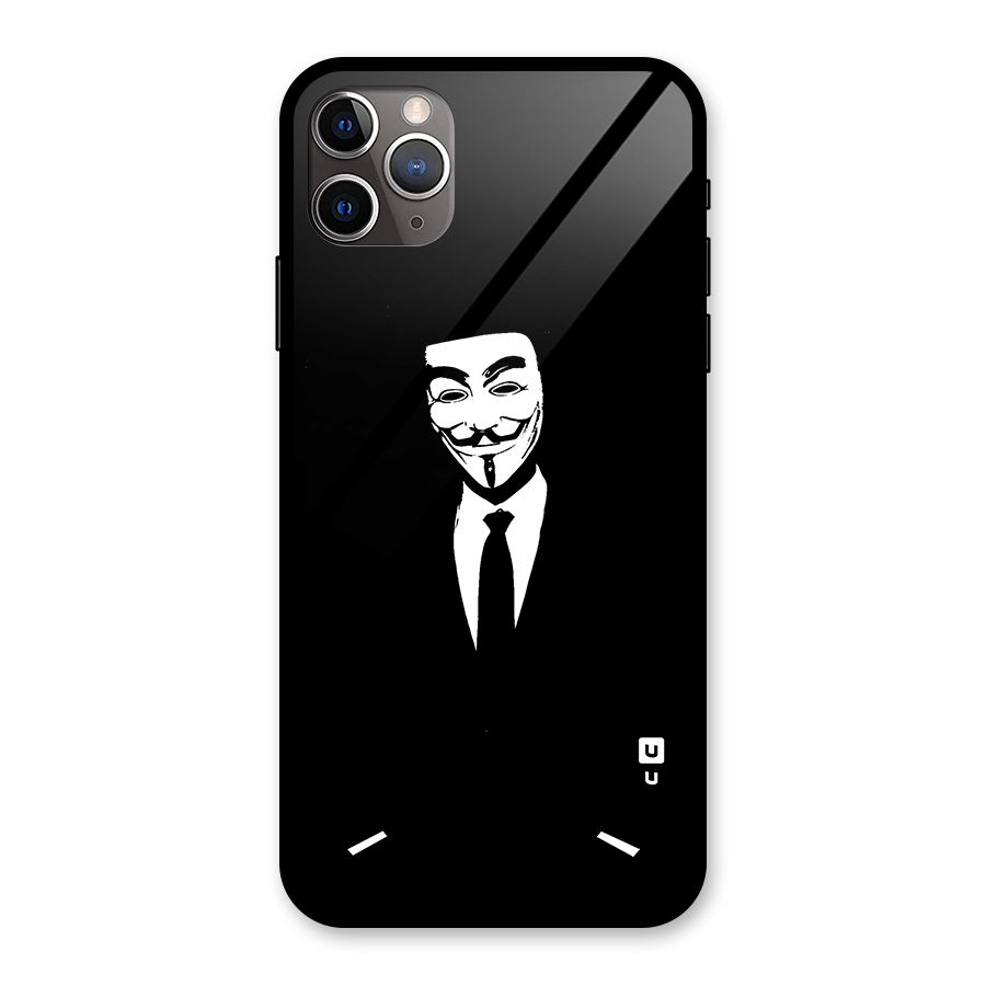 Anonymous Cool Gentleman Glass Back Case for iPhone 11 Pro Max