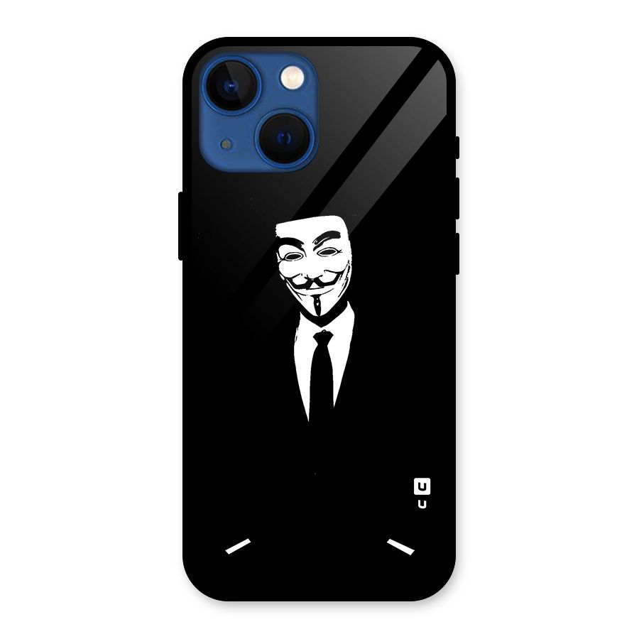 Anonymous Cool Gentleman Glass Back Case for iPhone 13 Mini