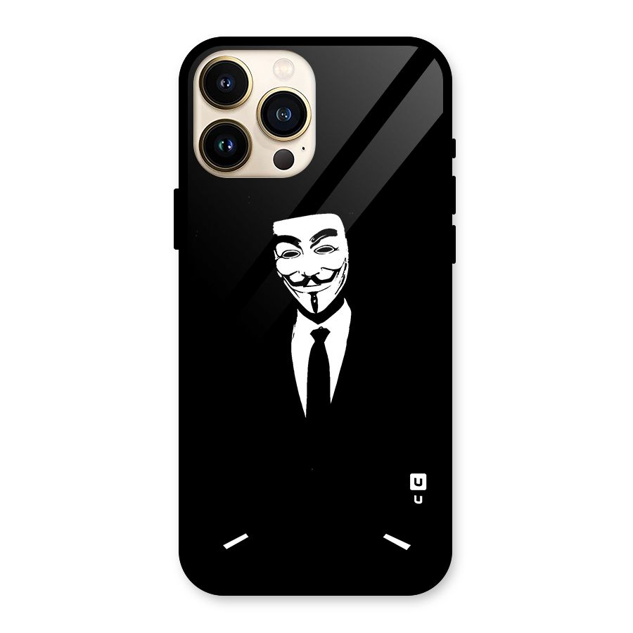 Anonymous Cool Gentleman Glass Back Case for iPhone 13 Pro Max