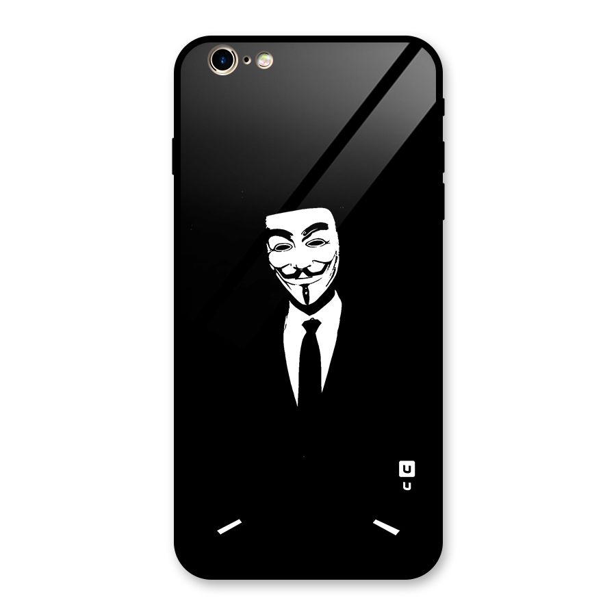 Anonymous Cool Gentleman Glass Back Case for iPhone 6 Plus 6S Plus