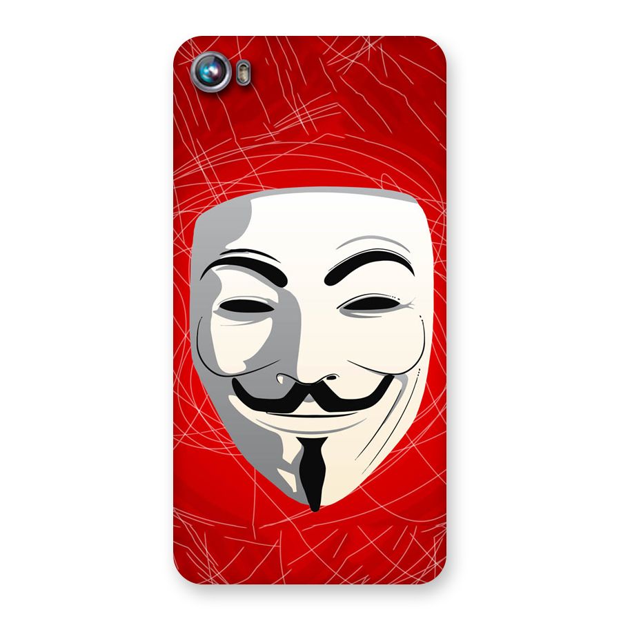 Anonymous Mask Abstract Back Case for Micromax Canvas Fire 4 A107