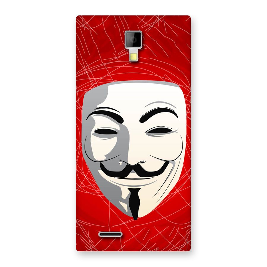 Anonymous Mask Abstract Back Case for Micromax Canvas Xpress A99