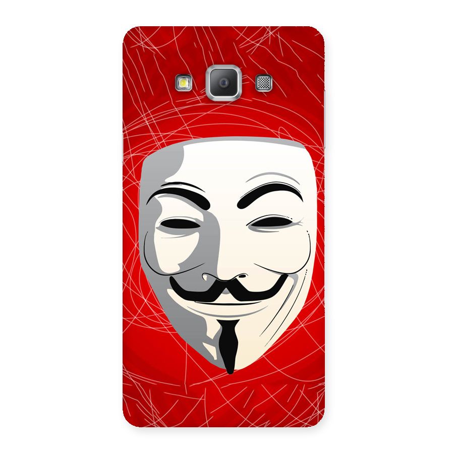 Anonymous Mask Abstract  Back Case for Galaxy A7