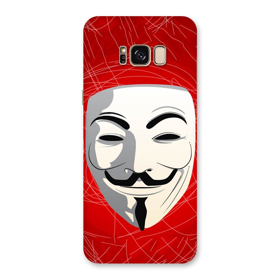 Anonymous Mask Abstract  Back Case for Galaxy S8 Plus