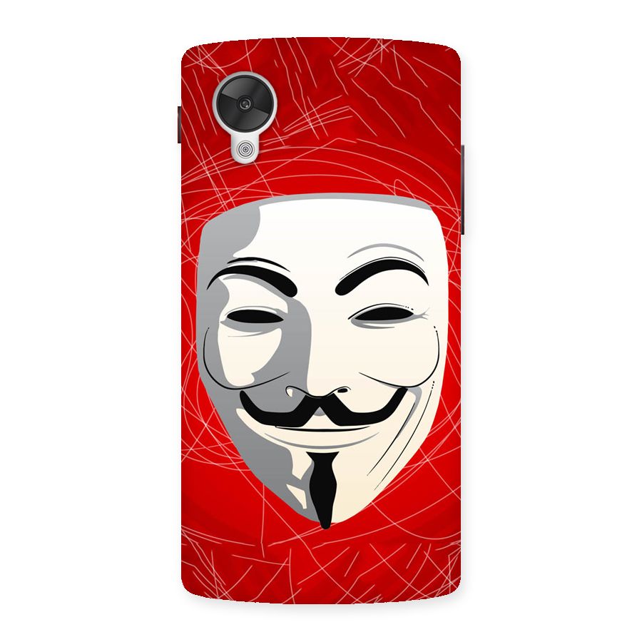 Anonymous Mask Abstract  Back Case for Google Nexsus 5