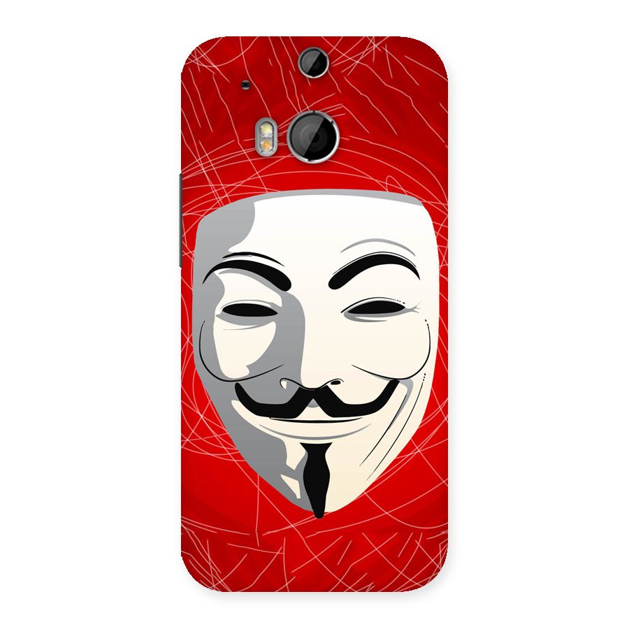 Anonymous Mask Abstract  Back Case for HTC One M8