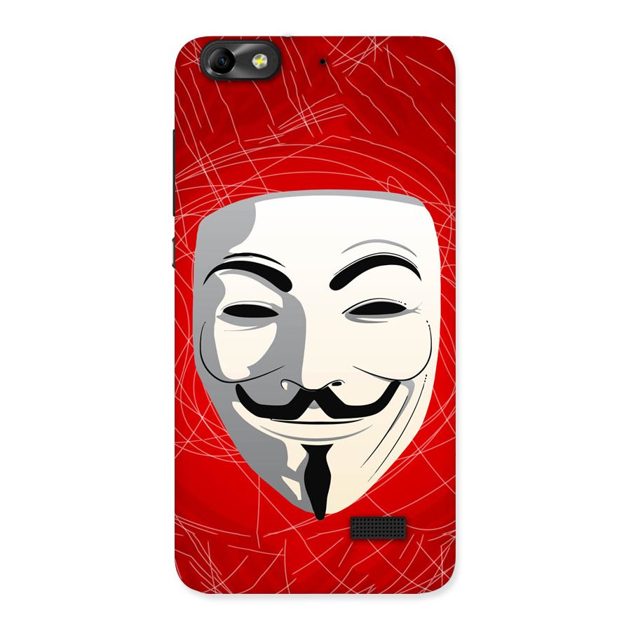 Anonymous Mask Abstract  Back Case for Honor 4C