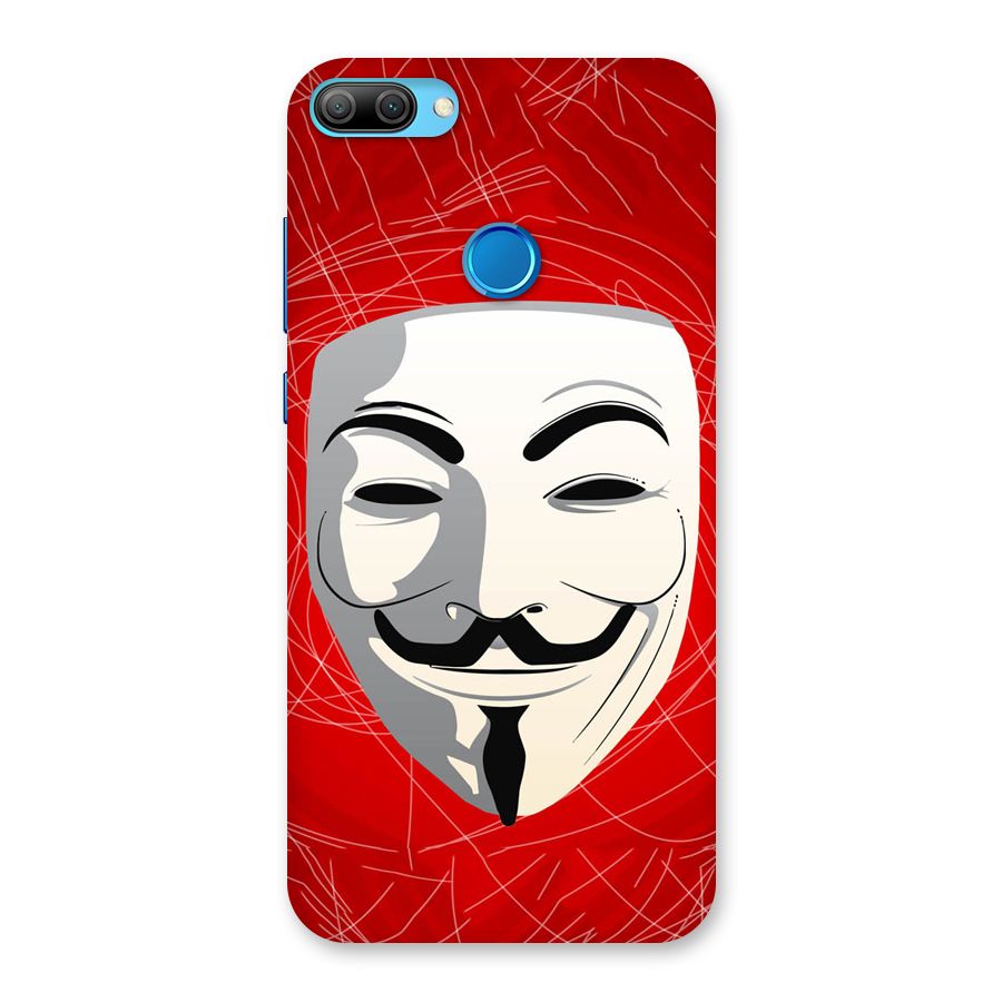 Anonymous Mask Abstract  Back Case for Honor 9N