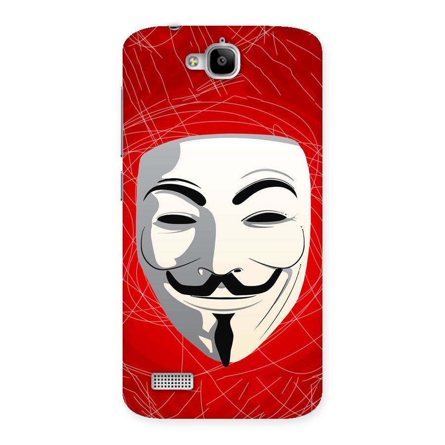 Anonymous Mask Abstract  Back Case for Honor Holly