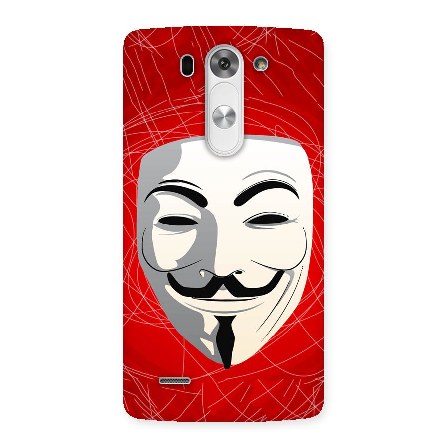 Anonymous Mask Abstract  Back Case for LG G3 Beat