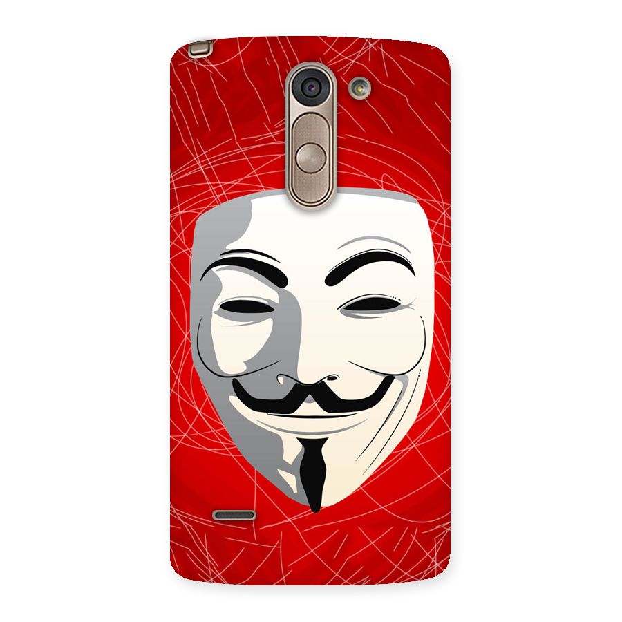 Anonymous Mask Abstract  Back Case for LG G3 Stylus