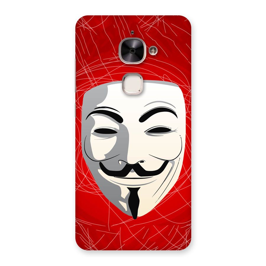 Anonymous Mask Abstract  Back Case for Le 2