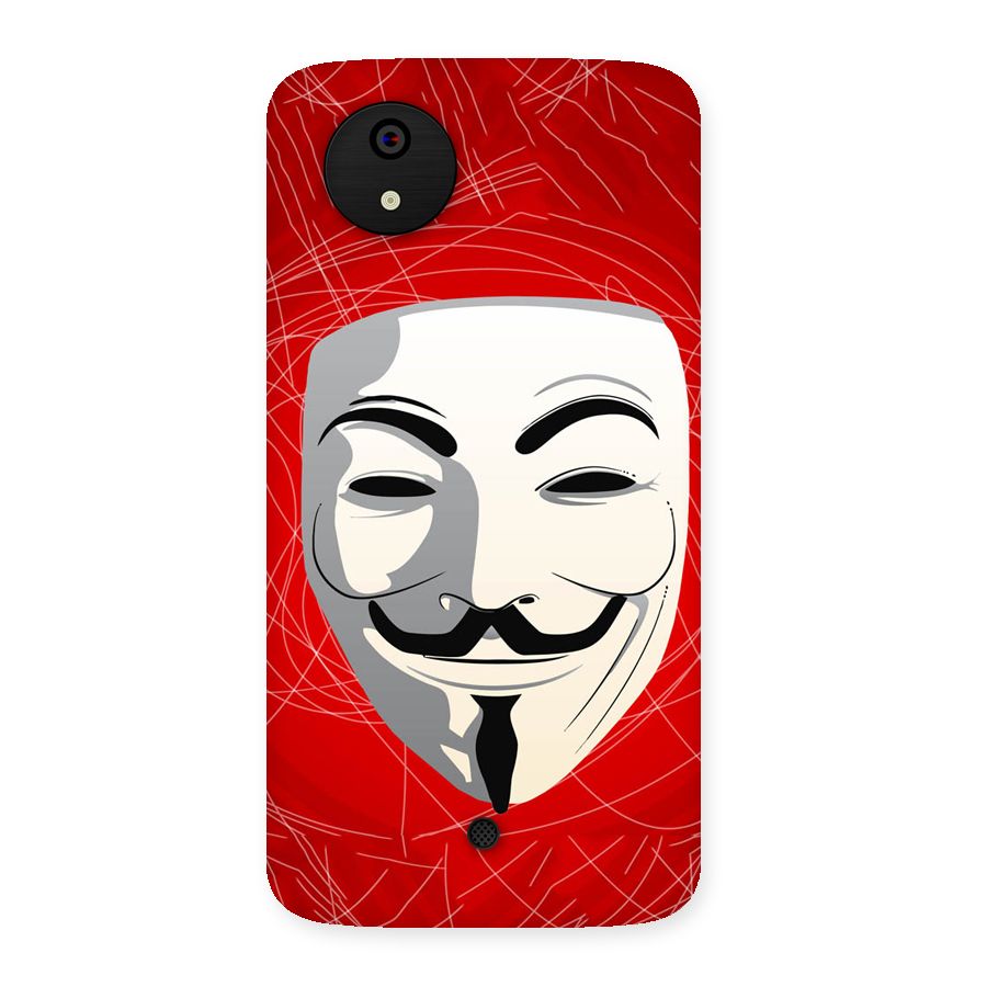 Anonymous Mask Abstract  Back Case for Micromax Canvas A1