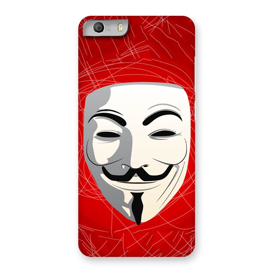Anonymous Mask Abstract  Back Case for Micromax Canvas Knight 2