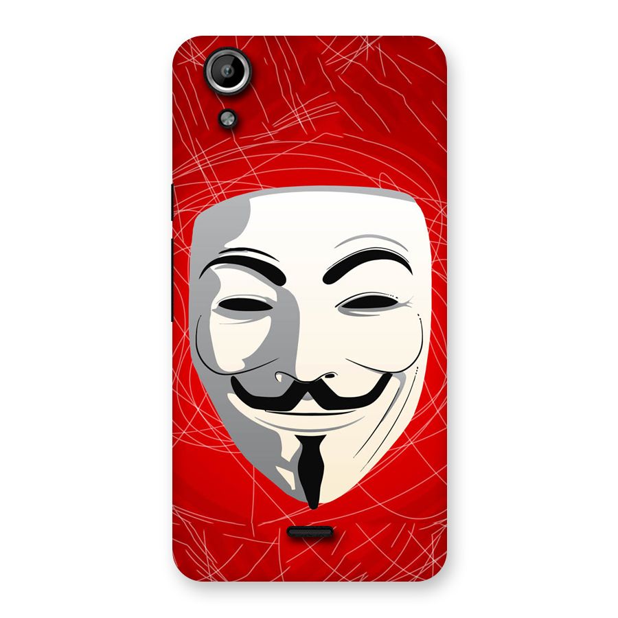 Anonymous Mask Abstract  Back Case for Micromax Canvas Selfie Lens Q345