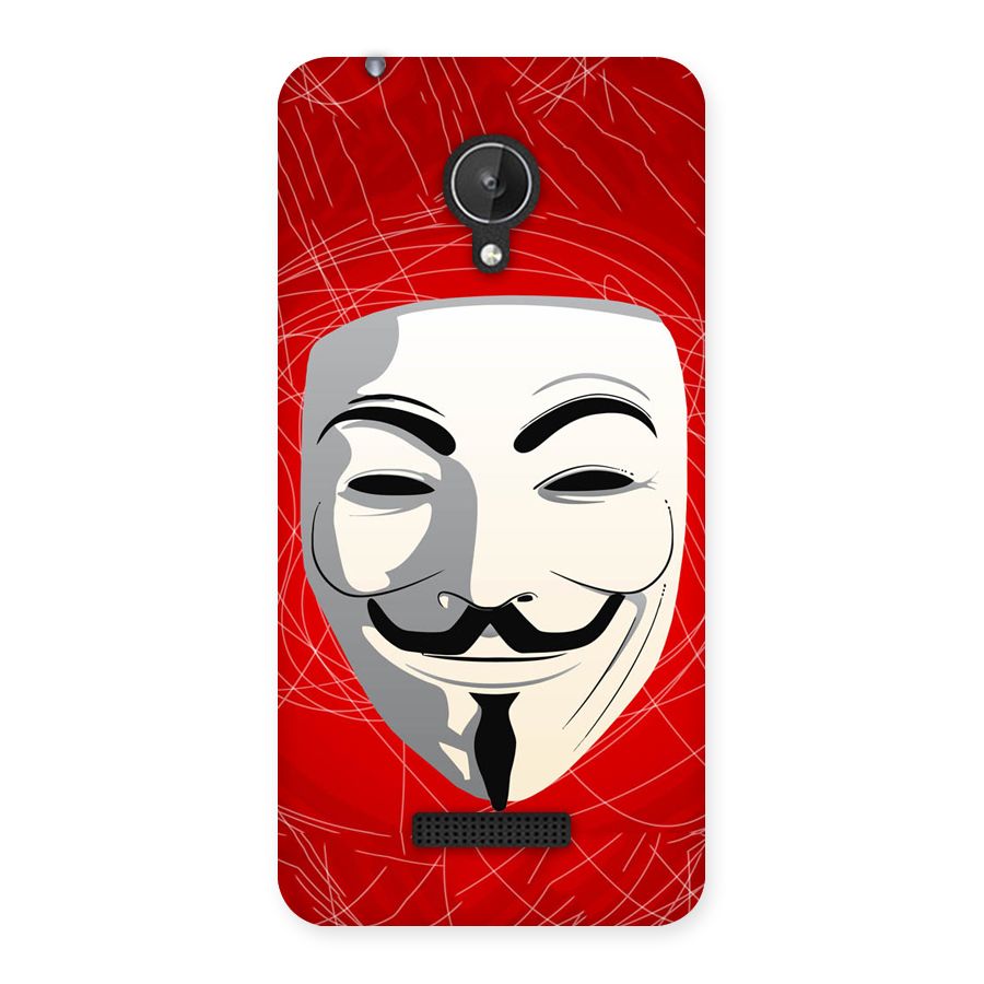 Anonymous Mask Abstract  Back Case for Micromax Canvas Spark Q380