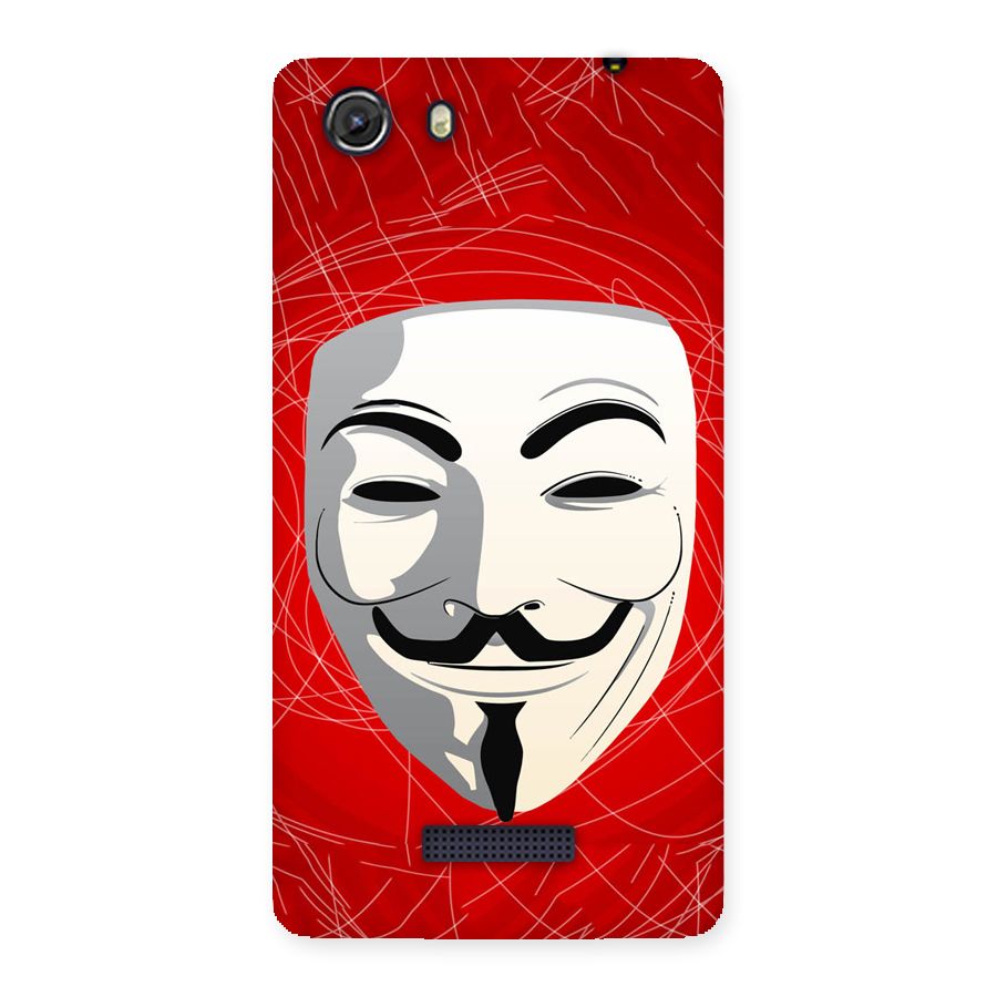 Anonymous Mask Abstract  Back Case for Micromax Unite 3
