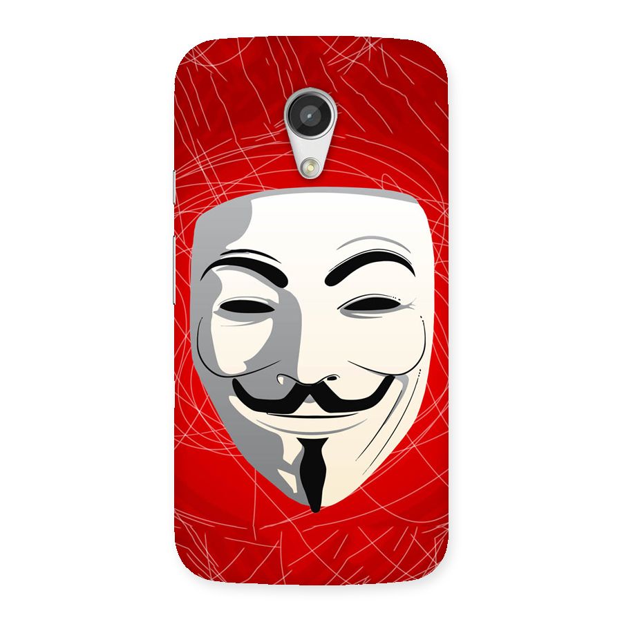 Anonymous Mask Abstract  Back Case for Moto G 2nd Gen