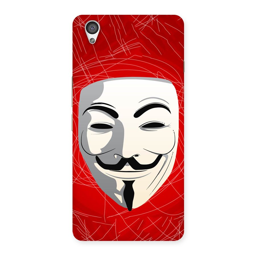 Anonymous Mask Abstract  Back Case for OnePlus X