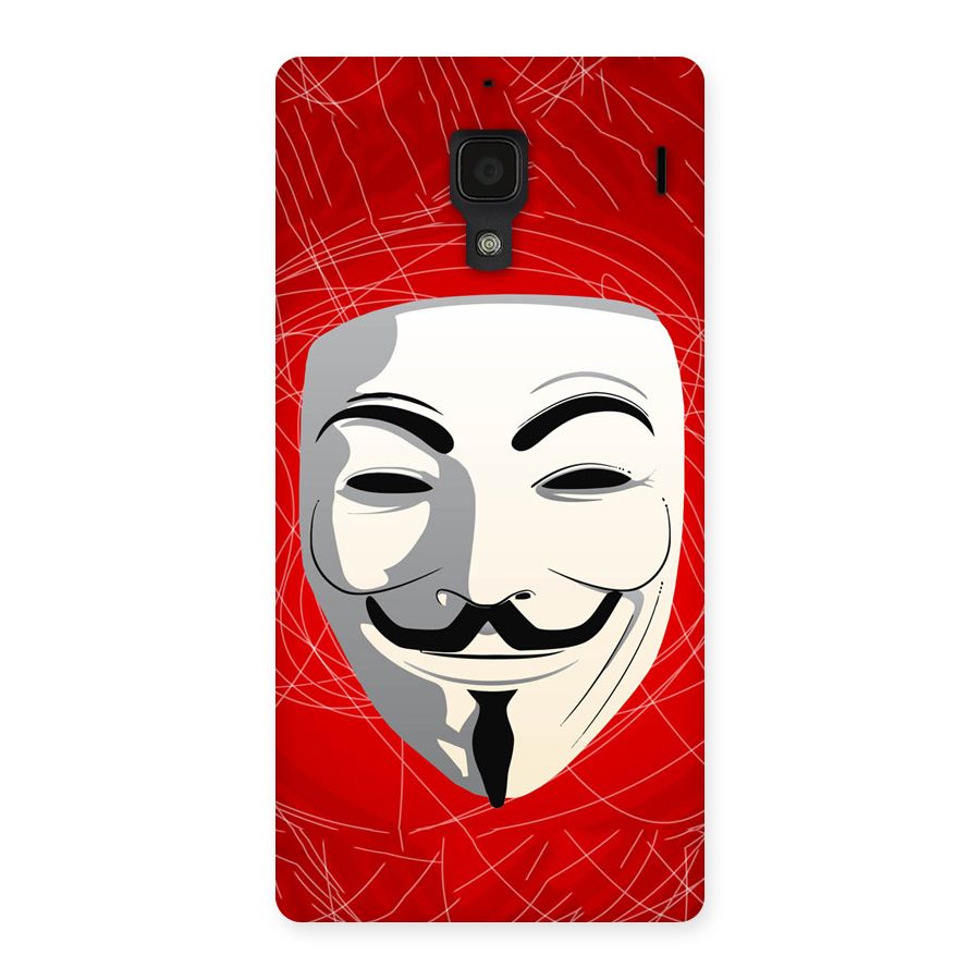 Anonymous Mask Abstract  Back Case for Redmi 1S
