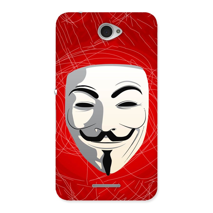 Anonymous Mask Abstract  Back Case for Sony Xperia E4