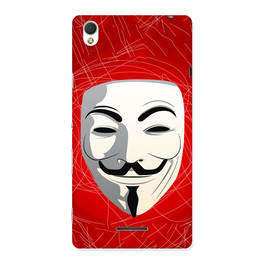 Anonymous Mask Abstract  Back Case for Sony Xperia T3