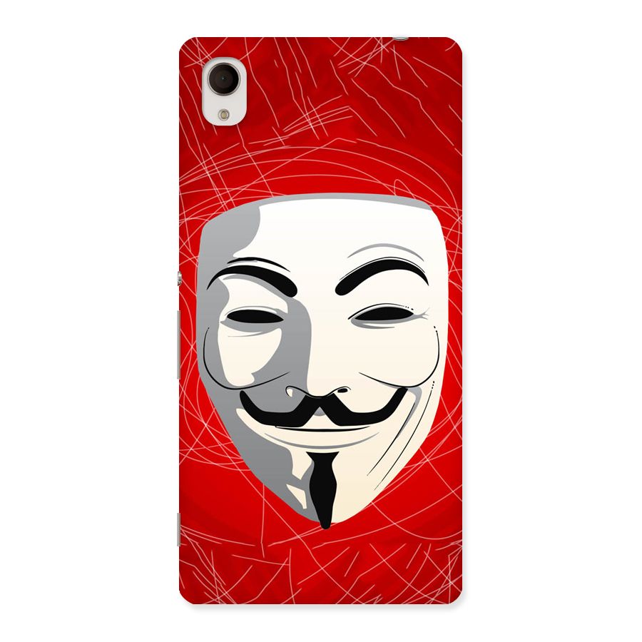 Anonymous Mask Abstract  Back Case for Xperia M4 Aqua
