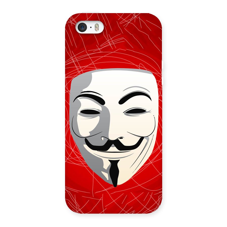 Anonymous Mask Abstract  Back Case for iPhone SE