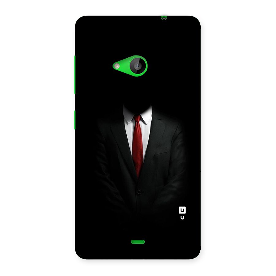 Anonymous Suit Back Case for Lumia 535