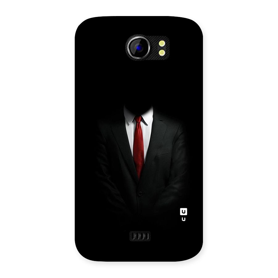 Anonymous Suit Back Case for Micromax Canvas 2 A110
