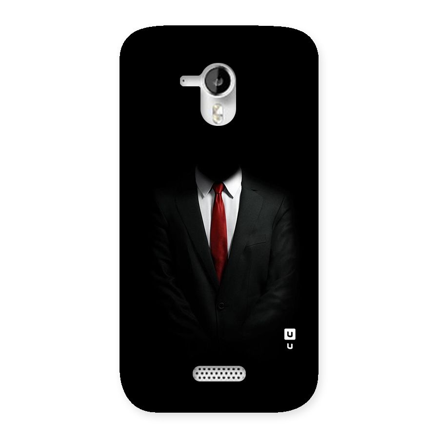 Anonymous Suit Back Case for Micromax Canvas HD A116