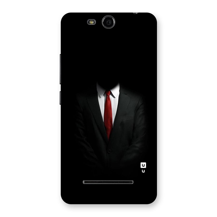 Anonymous Suit Back Case for Micromax Canvas Juice 3 Q392