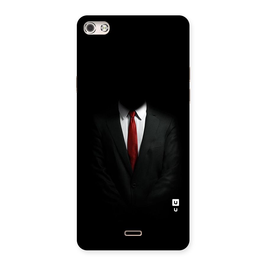 Anonymous Suit Back Case for Micromax Canvas Silver 5