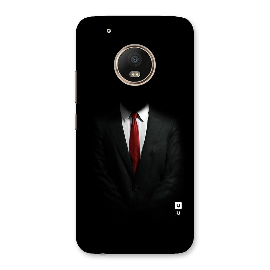 Anonymous Suit Back Case for Moto G5 Plus