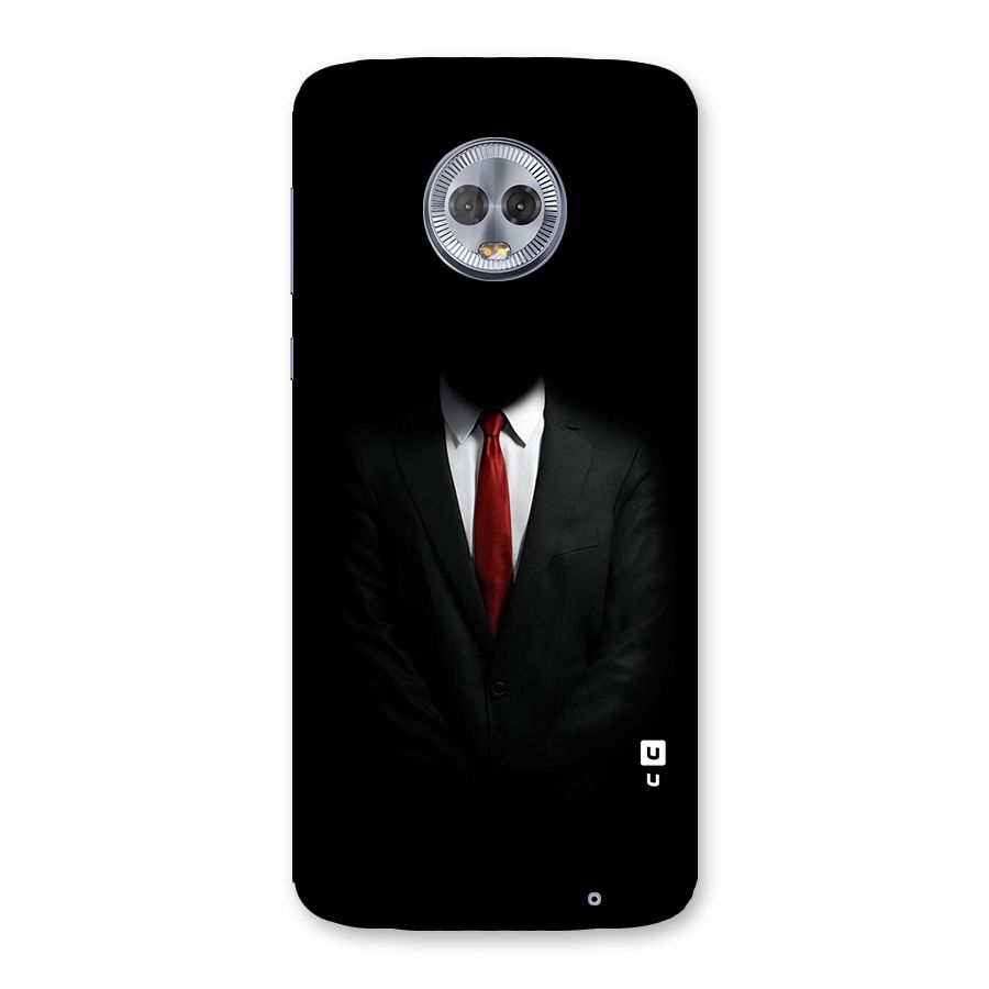 Anonymous Suit Back Case for Moto G6 Plus