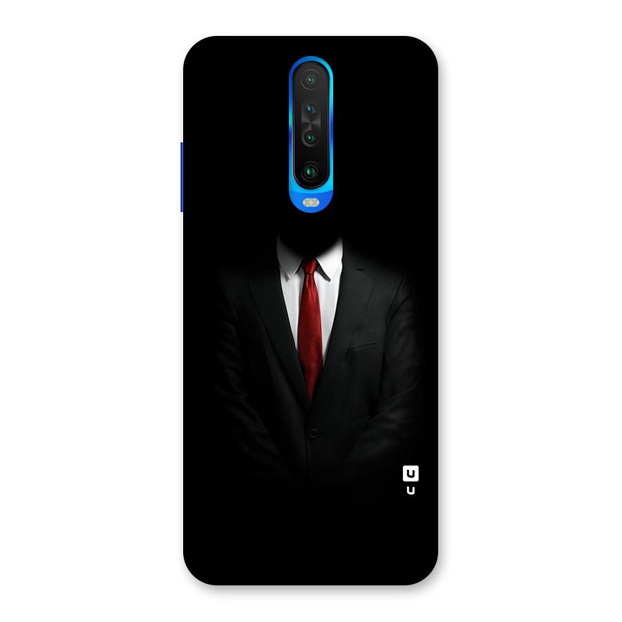 Anonymous Suit Back Case for Poco X2