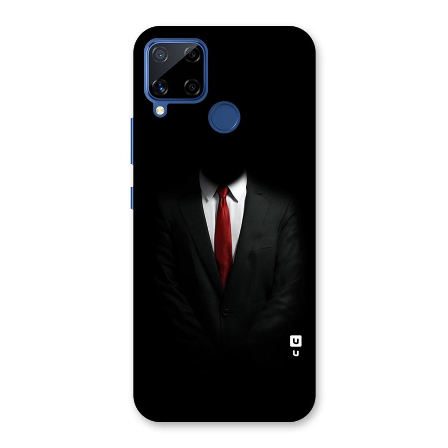 Anonymous Suit Glass Back Case for Realme Narzo 30A