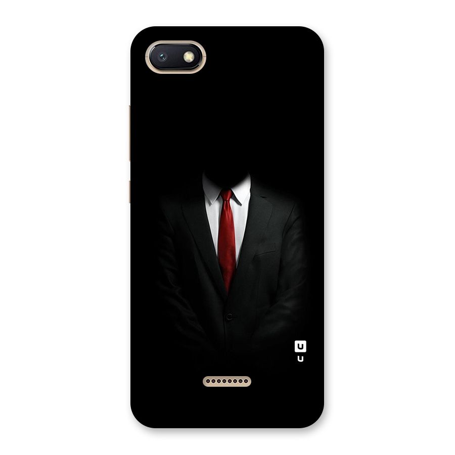 Anonymous Suit Back Case for Redmi 6A