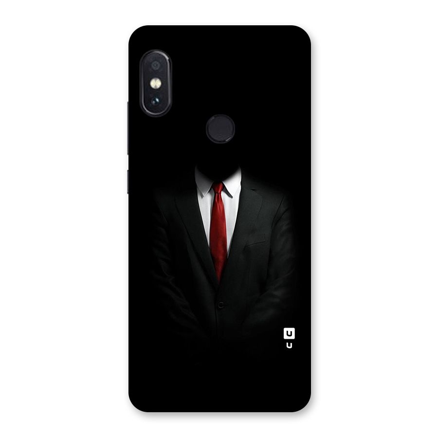 Anonymous Suit Glass Back Case for Redmi Note 5 Pro