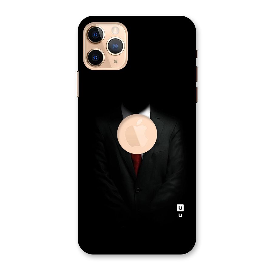 Anonymous Suit Back Case for iPhone 11 Pro Max Logo Cut