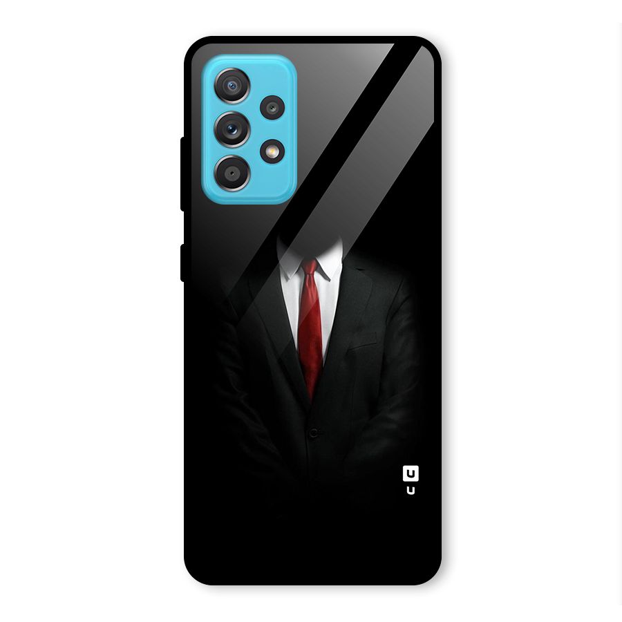 Anonymous Suit Glass Back Case for Galaxy A52