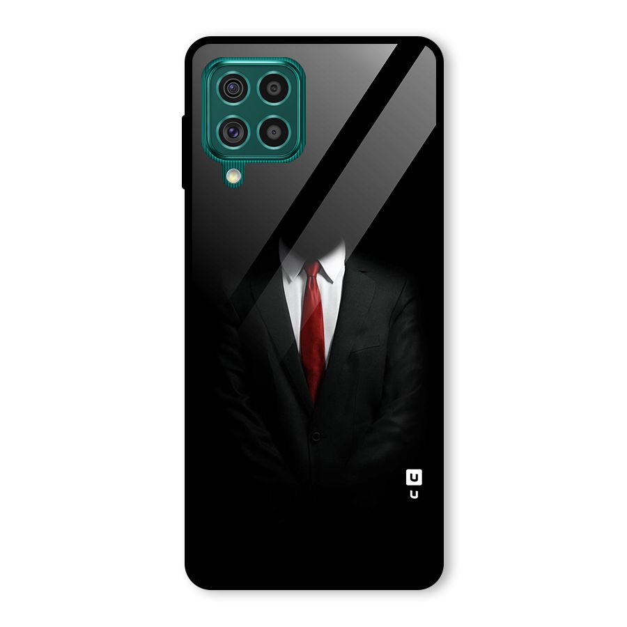 Anonymous Suit Glass Back Case for Galaxy F62